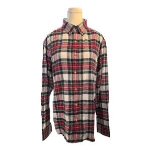 Vineyard Vines Men’s Plaid Button-Down Shirt – Size M